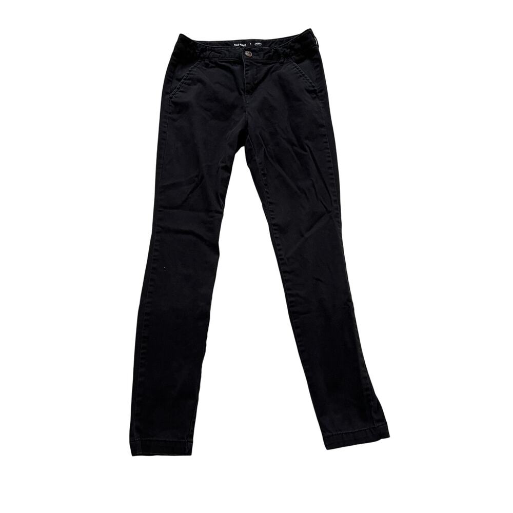Old Navy Midrise Skinny Stretch Black Jeans Size 0 as